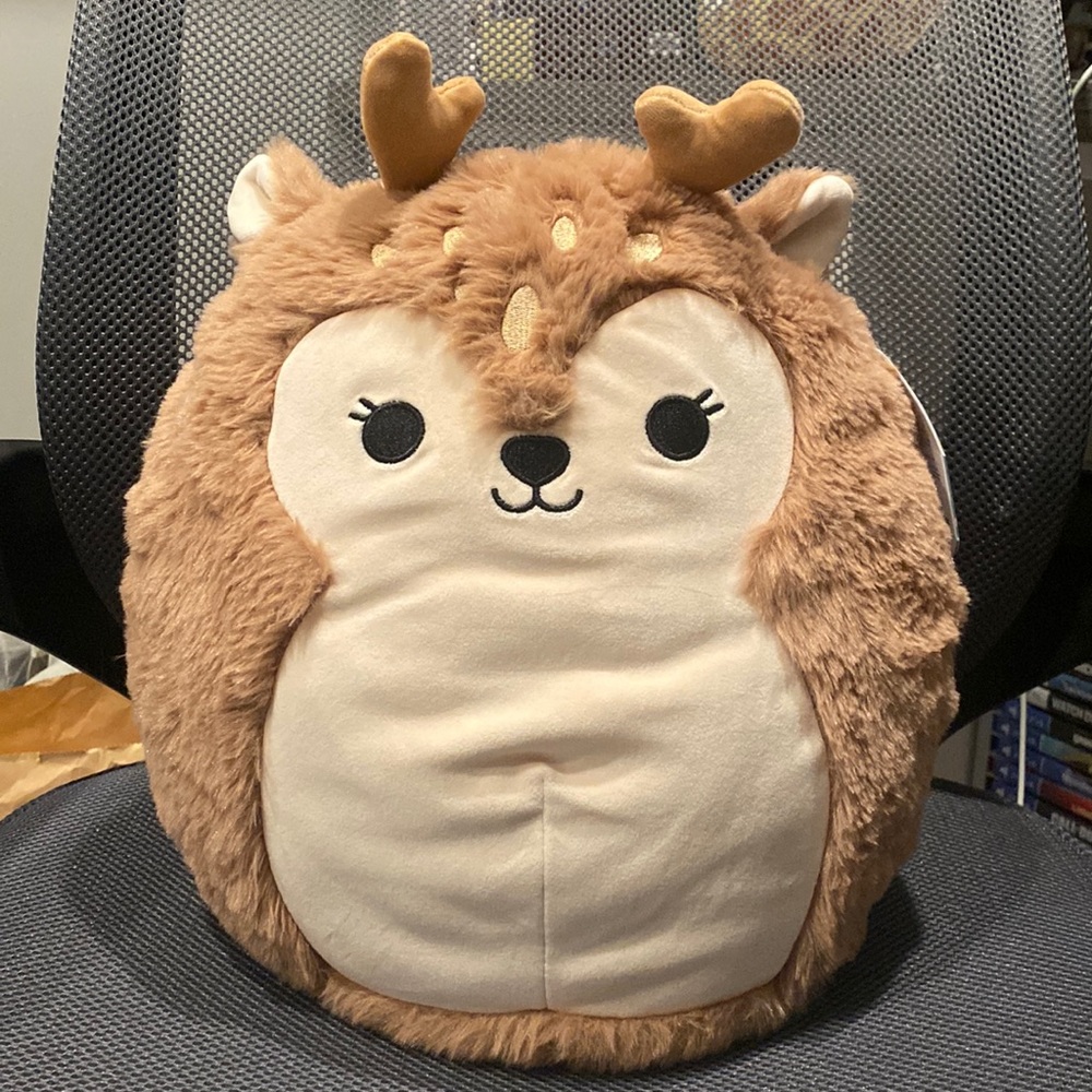 Squishmallow Dawn the Deer Fuzz A Mallows 12” Exclusive NWT